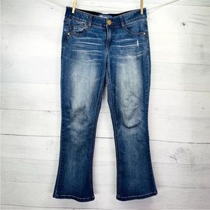 ❣️FREE SHIP❣️ Democracy Jeans Ab Technology Bootcut Stretch Denim Petite Size 4P